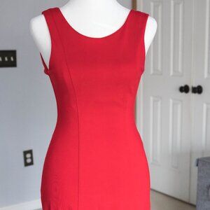 French Connect Open Back Red Mini Dress Petite